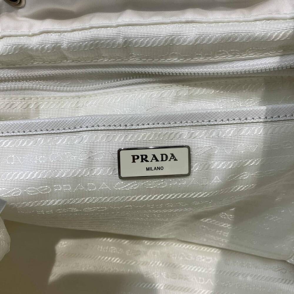 PRADA Re Backpack White - Picture 8 of 10